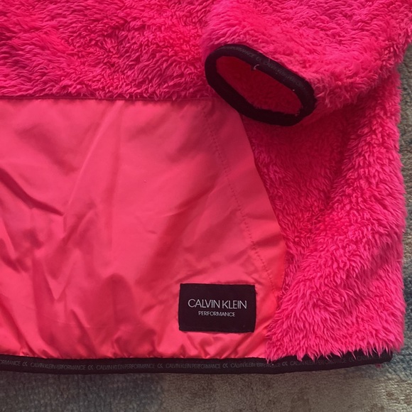 Calvin Klein Girls' Performance Pullover Fleece - Picture 6 of 6